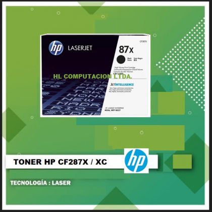 Toner HP LaserJet 87X Black CF287X